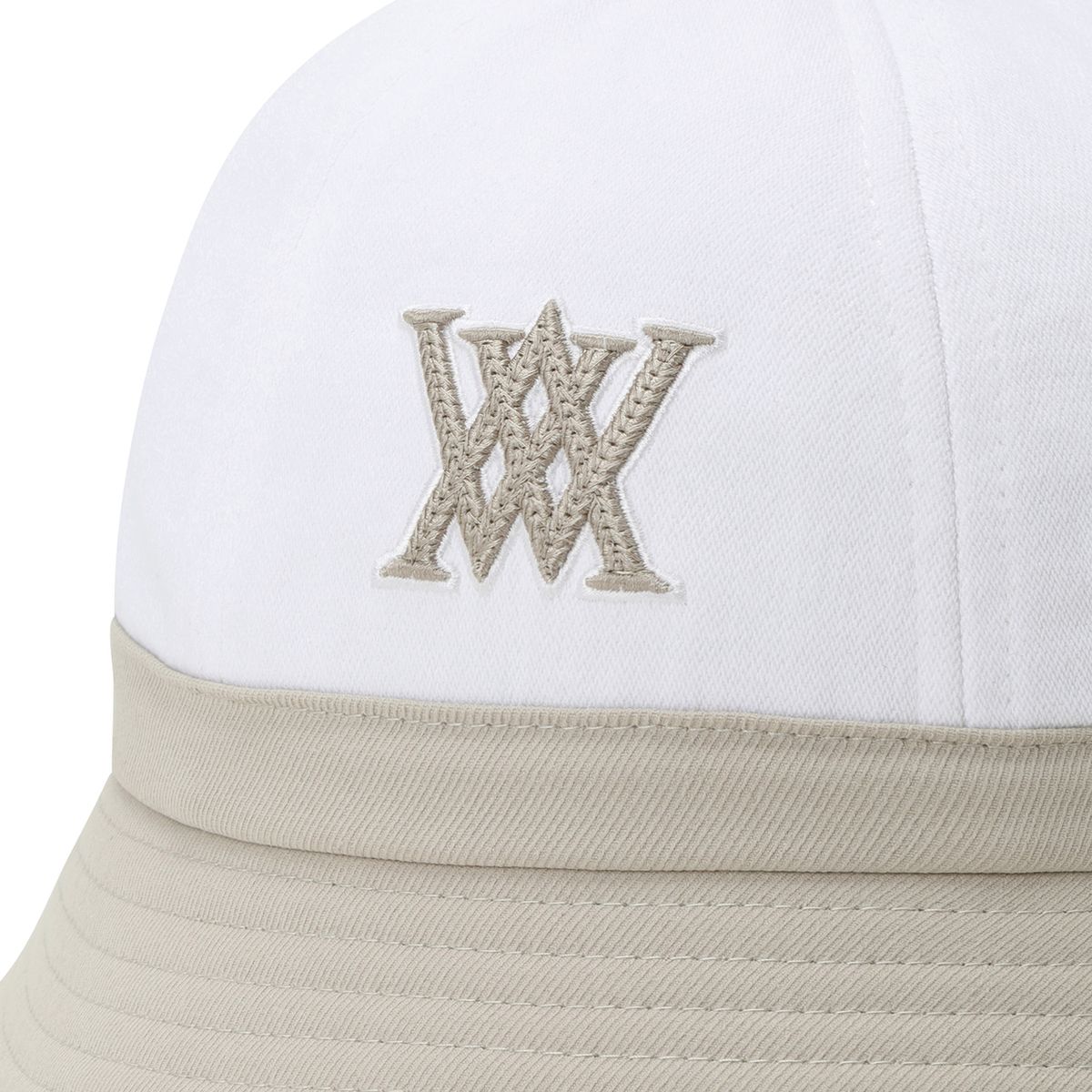 어뉴골프(ANEW GOLF) WOMEN FABRIC MIX BUCKET HAT_WH
