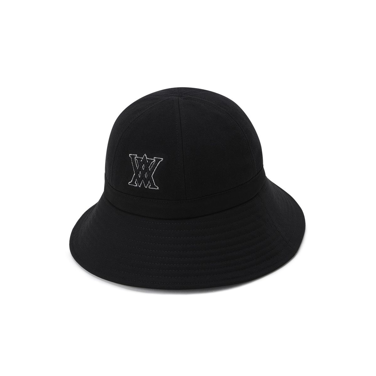 어뉴골프(ANEW GOLF) WOMEN FABRIC MIX BUCKET HAT_BK