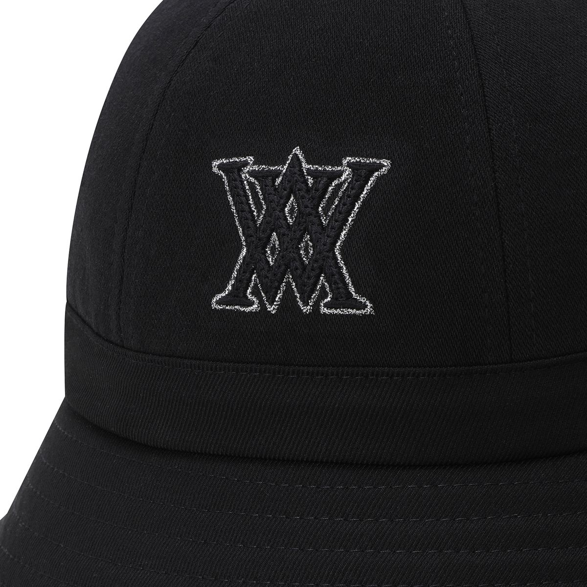 어뉴골프(ANEW GOLF) WOMEN FABRIC MIX BUCKET HAT_BK