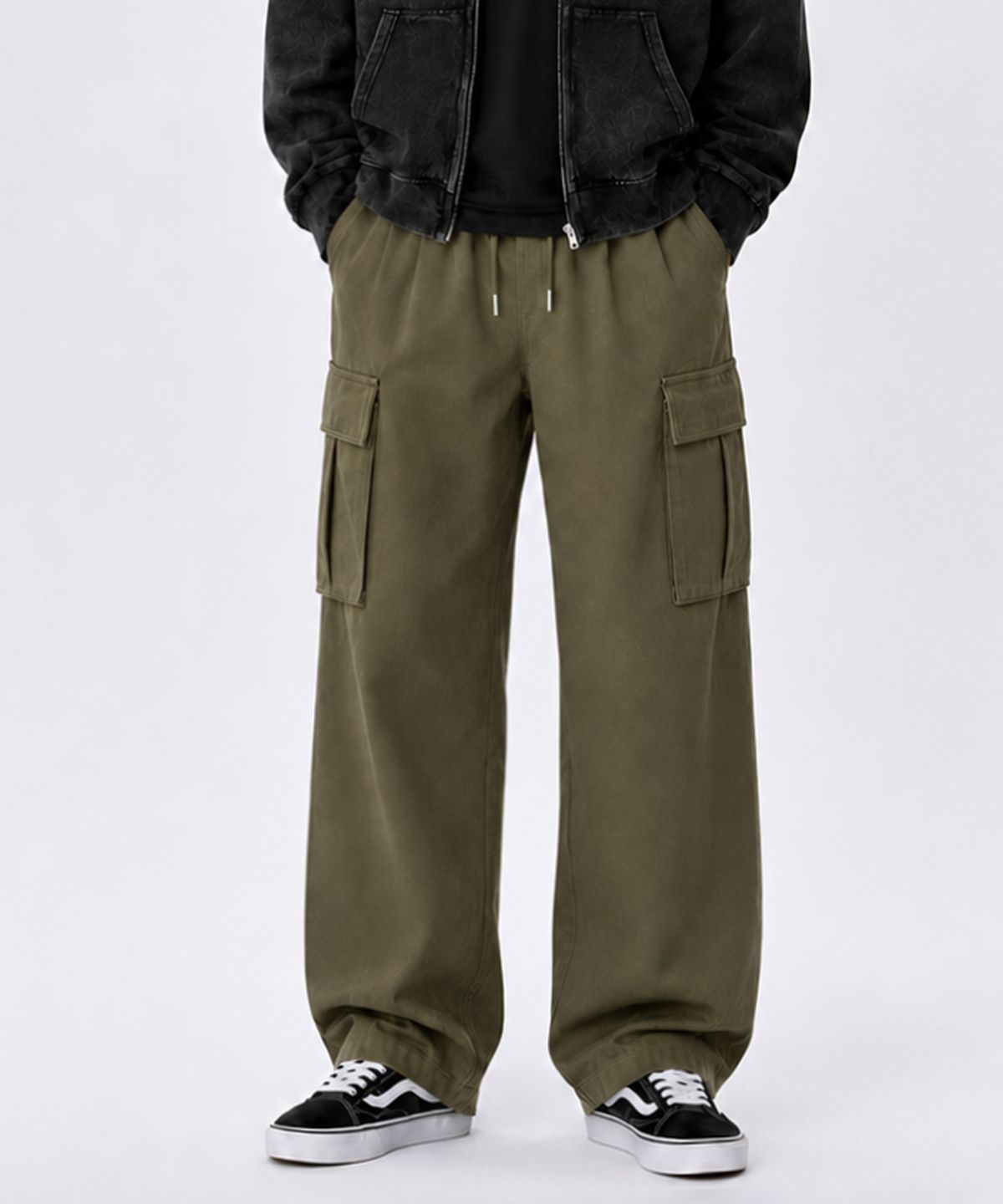 포더핏(FOR THE FIT) 360 카고 와이드 팬츠_4color