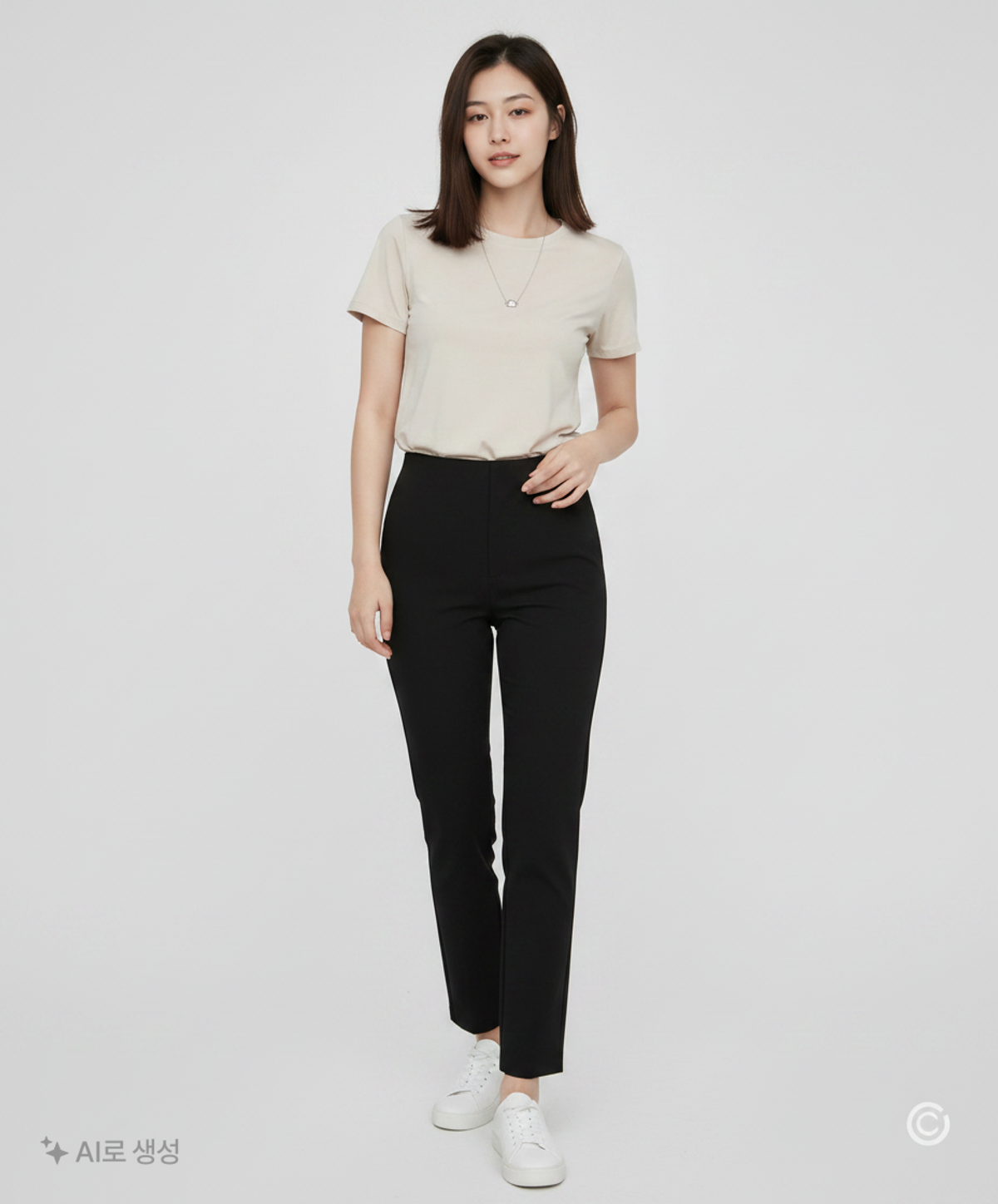 안다르(ANDAR) 반소매 티셔츠 L