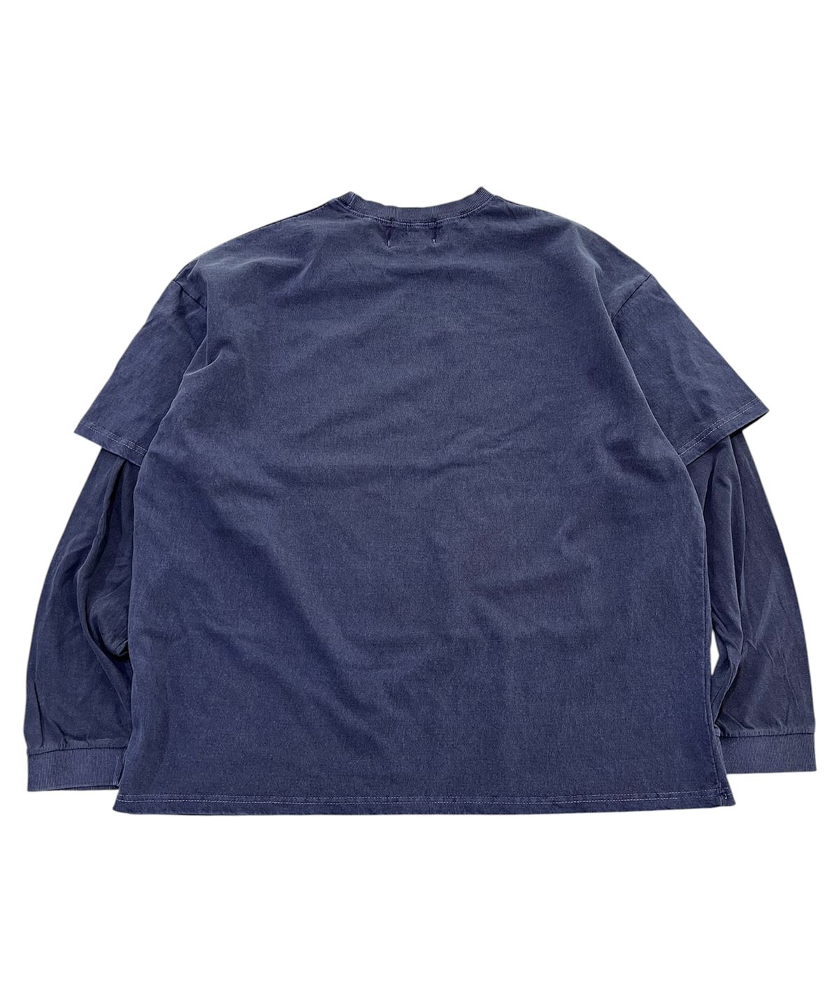 스케이터락(SK8ER ROCK) Lost Youth Pigment Layered T-Shirt (Navy)