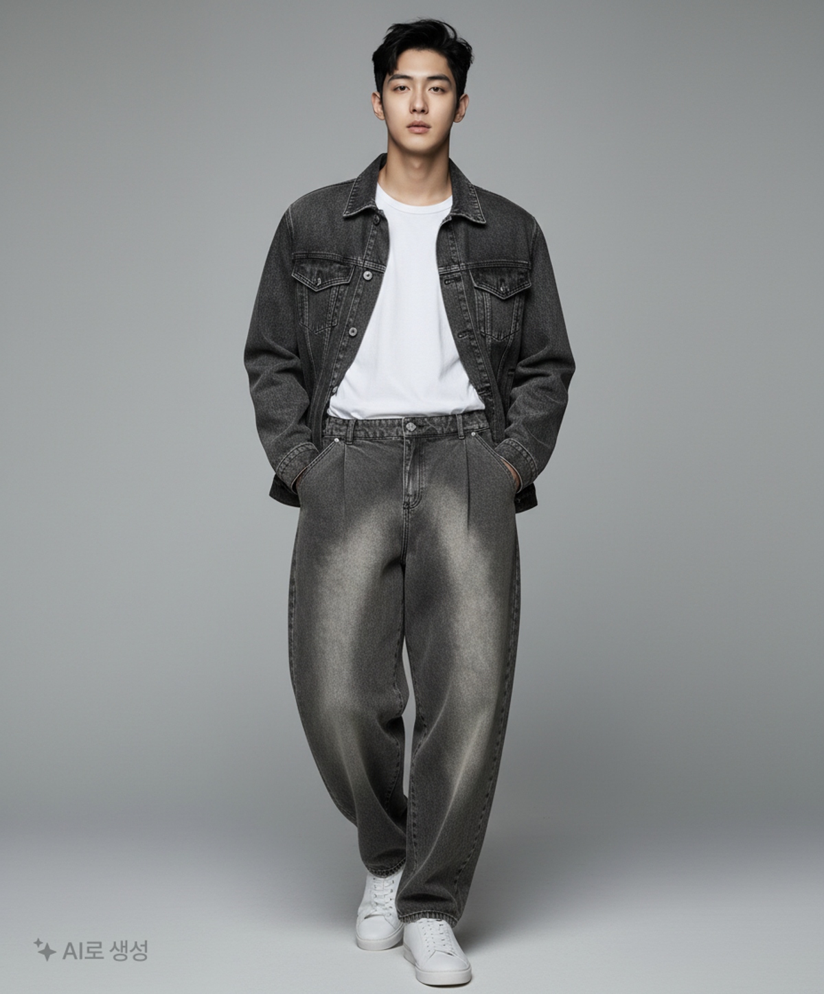 엑스톤즈(XTONZ) 청/데님 팬츠 L