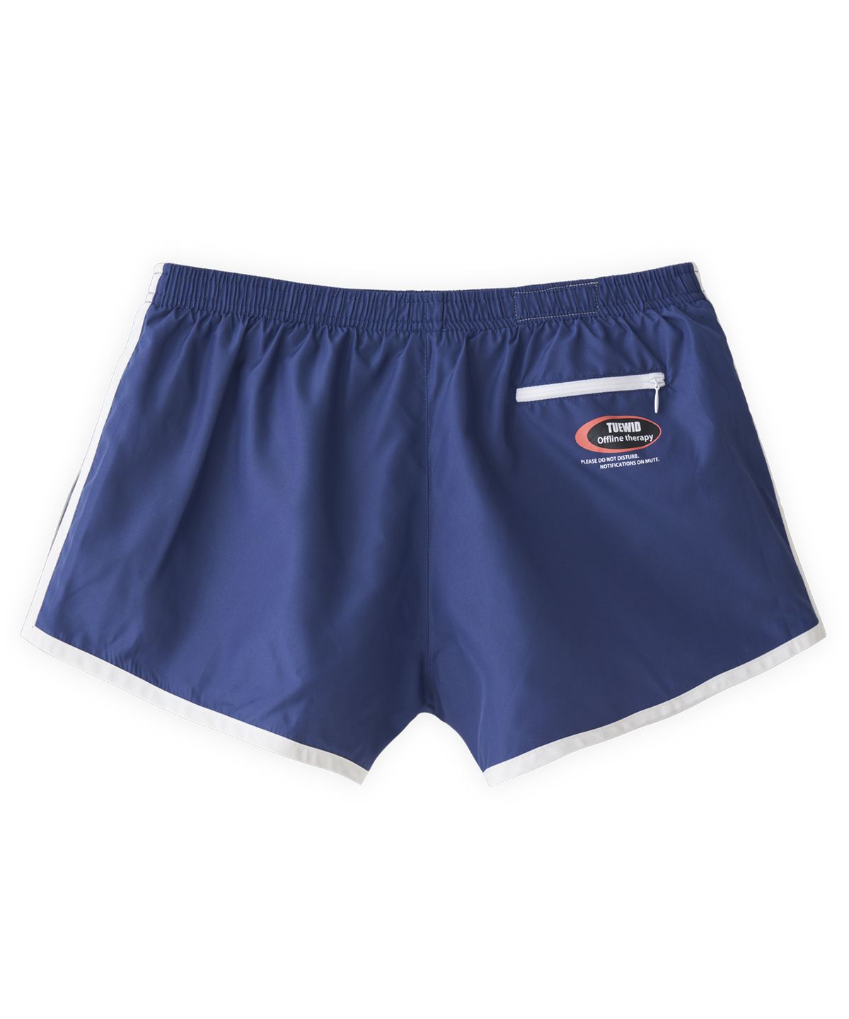 투위드(TUEWID) Line track shorts in blue