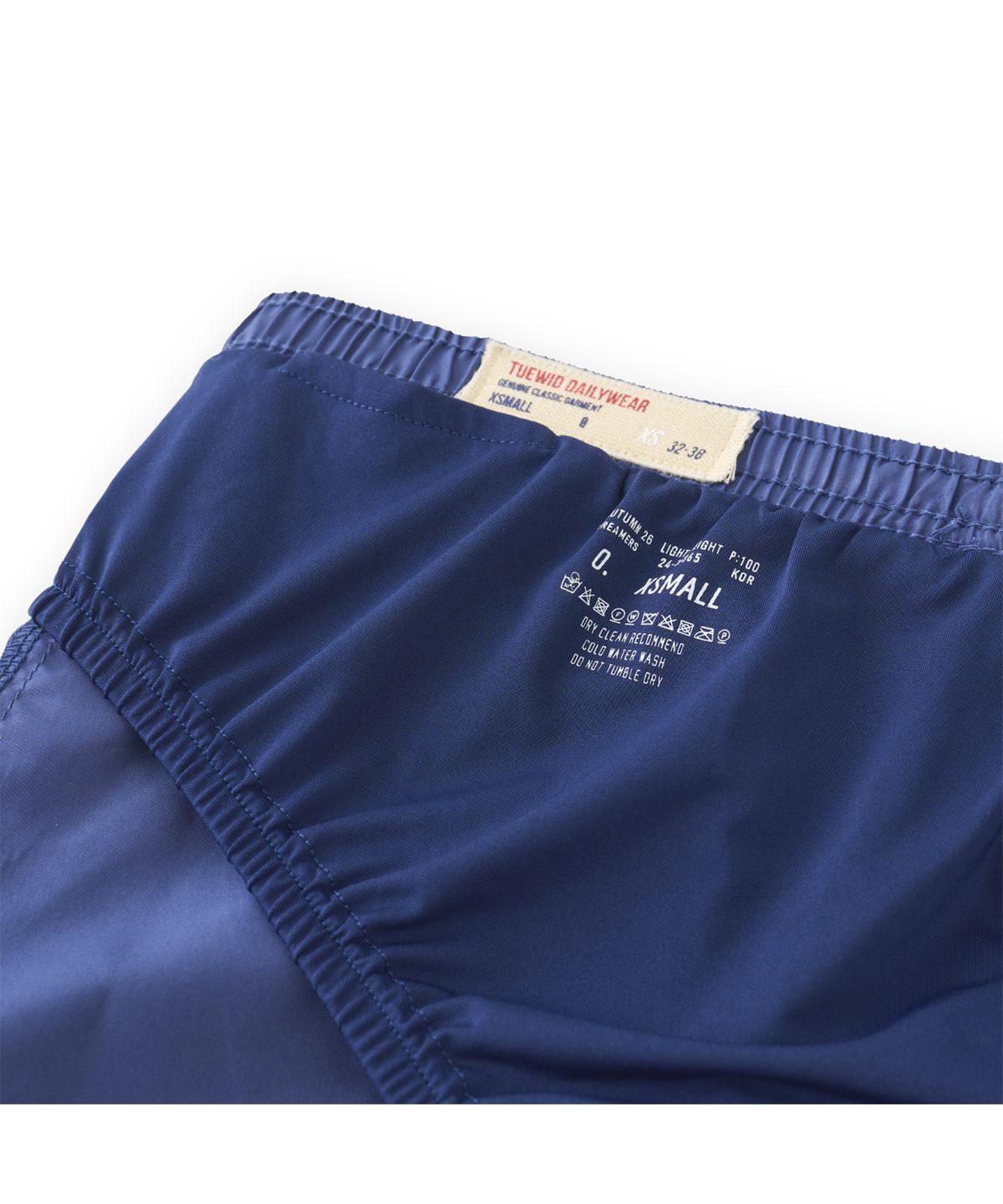 투위드(TUEWID) Line track shorts in blue