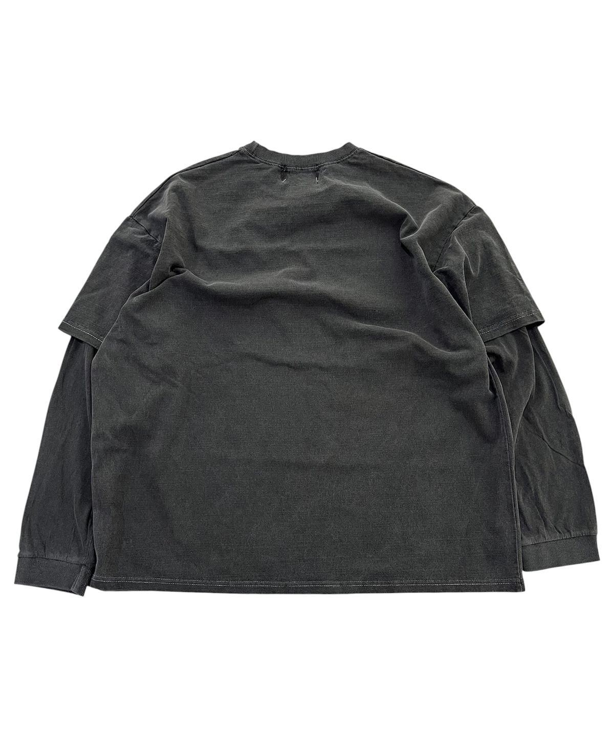 스케이터락(SK8ER ROCK) Lost Youth Pigment Layered T-Shirt (Charcoal)