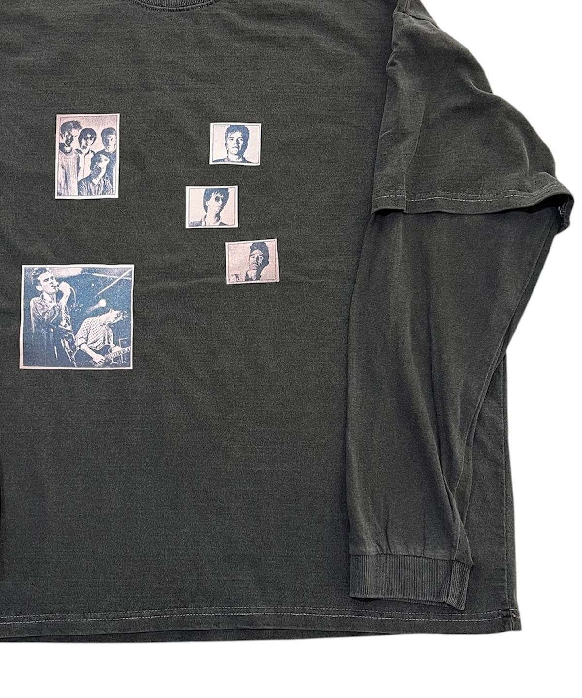 스케이터락(SK8ER ROCK) Lost Youth Pigment Layered T-Shirt (Charcoal)