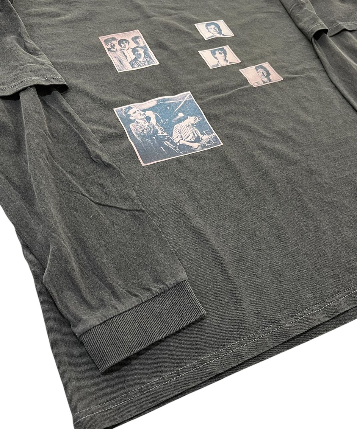 스케이터락(SK8ER ROCK) Lost Youth Pigment Layered T-Shirt (Charcoal)