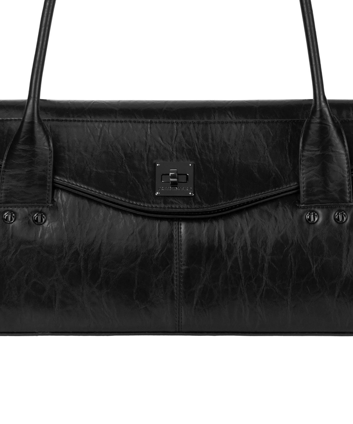 트리밍버드(TREEMINGBIRD) Flap Shoulder Bag [ Black ]