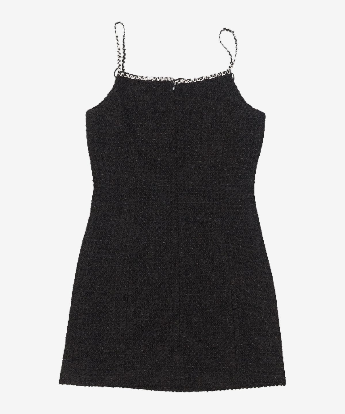 오앨(OUEL) TWEED MINI DRESS_BLACK S