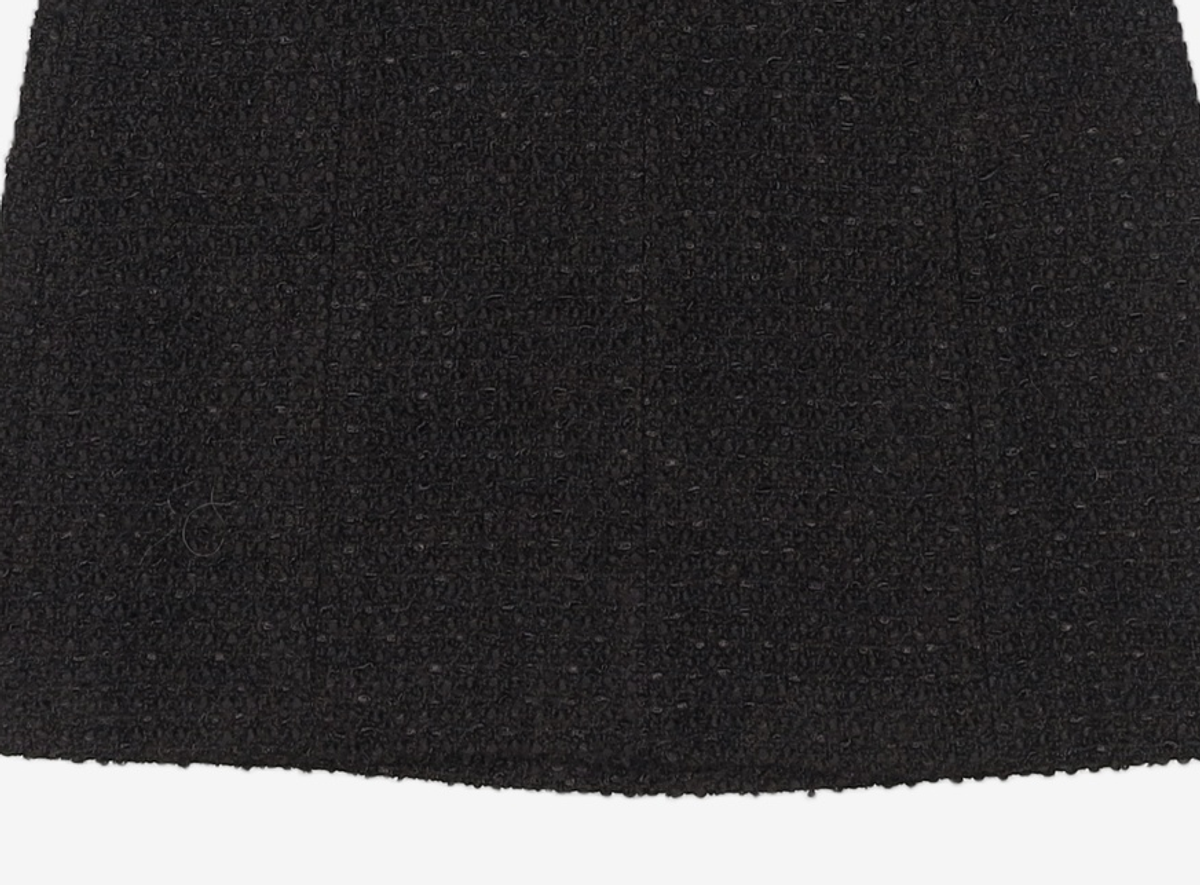 오앨(OUEL) TWEED MINI DRESS_BLACK S