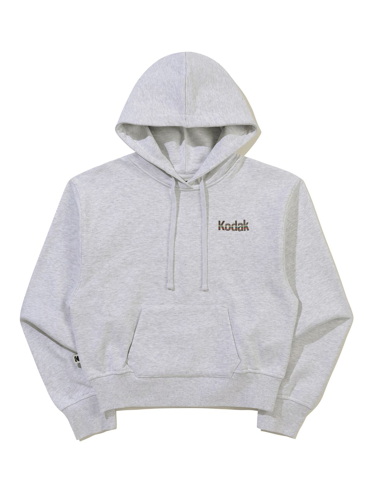 코닥(KODAK) 레인보우 후드 티셔츠 우먼 WHITE MELANGE