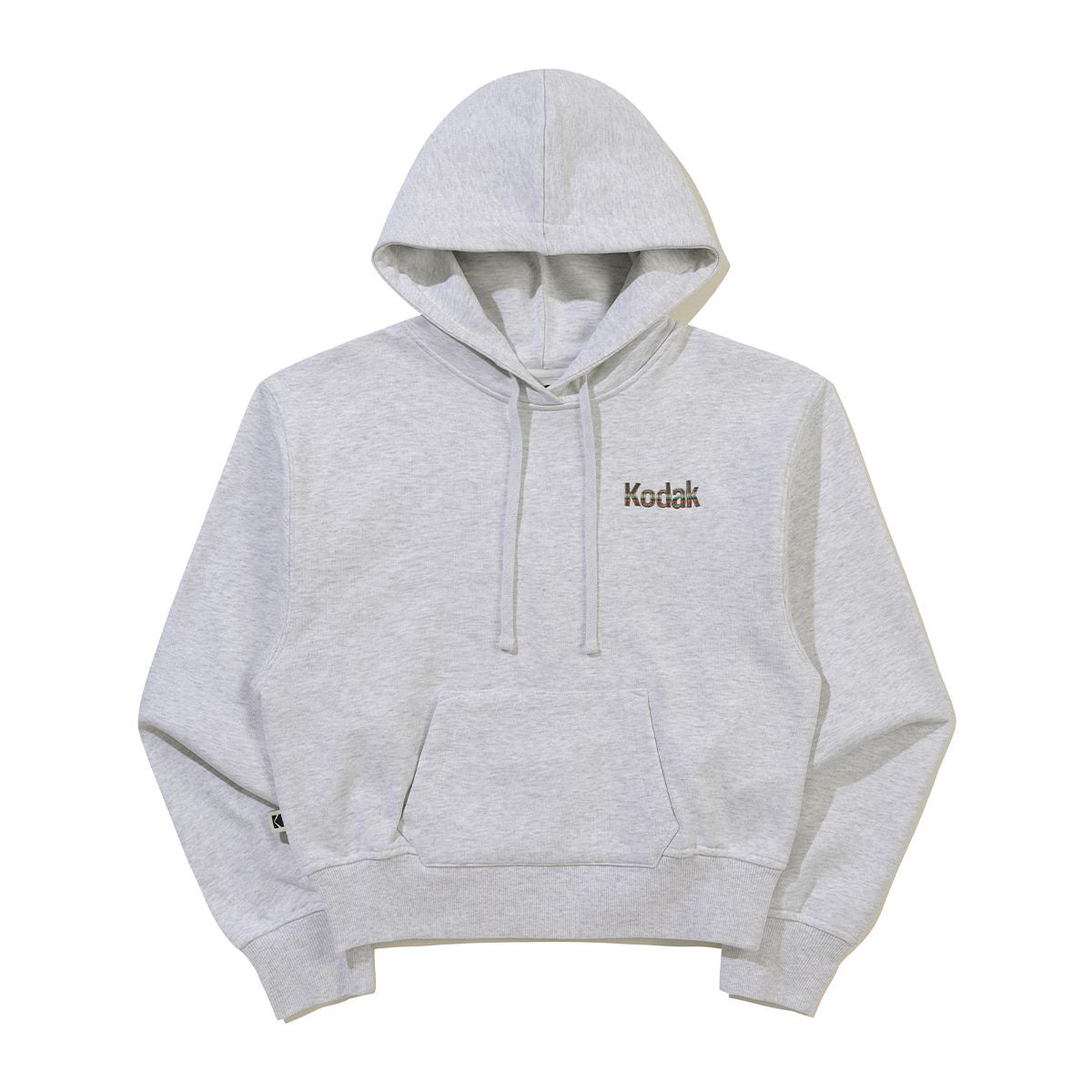 코닥(KODAK) 레인보우 후드 티셔츠 우먼 WHITE MELANGE