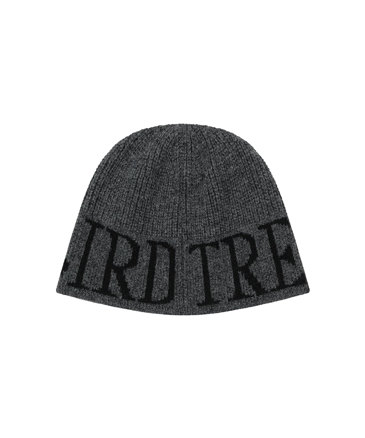 트리밍버드(TREEMINGBIRD) Logo Loose Beanie [ Charcoal ]
