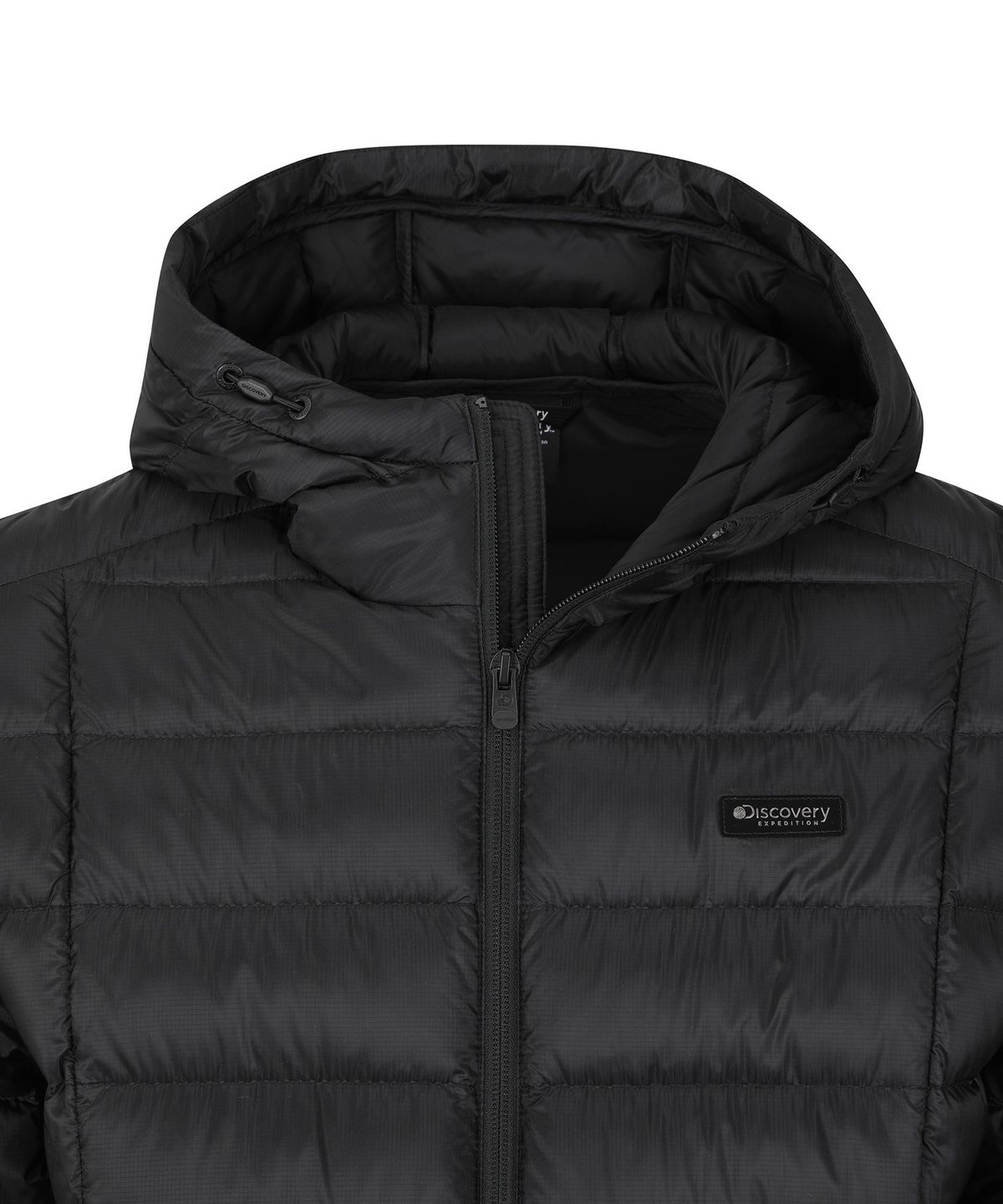디스커버리 익스페디션(DISCOVERY EXPEDITION) 남성 올버트 후드 다운 경량패딩 (BLACK)