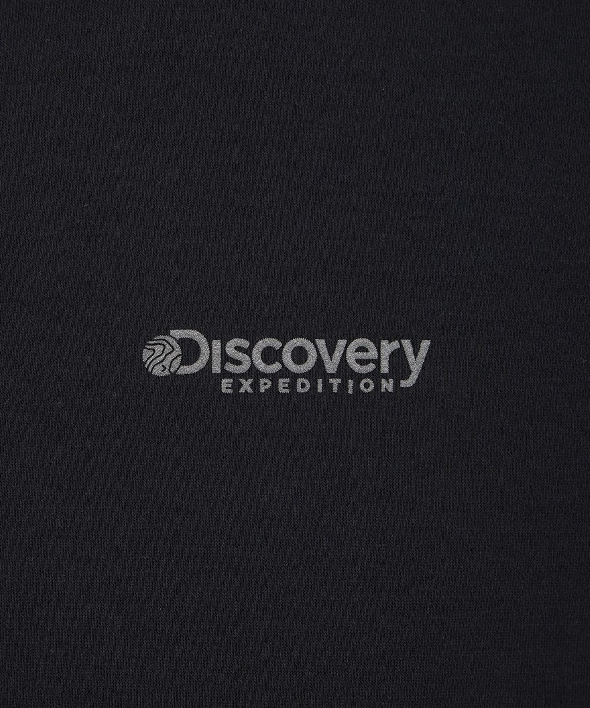 디스커버리 익스페디션(DISCOVERY EXPEDITION) 유니 소로나웜 기모 니트 후드 집업 (BLACK)