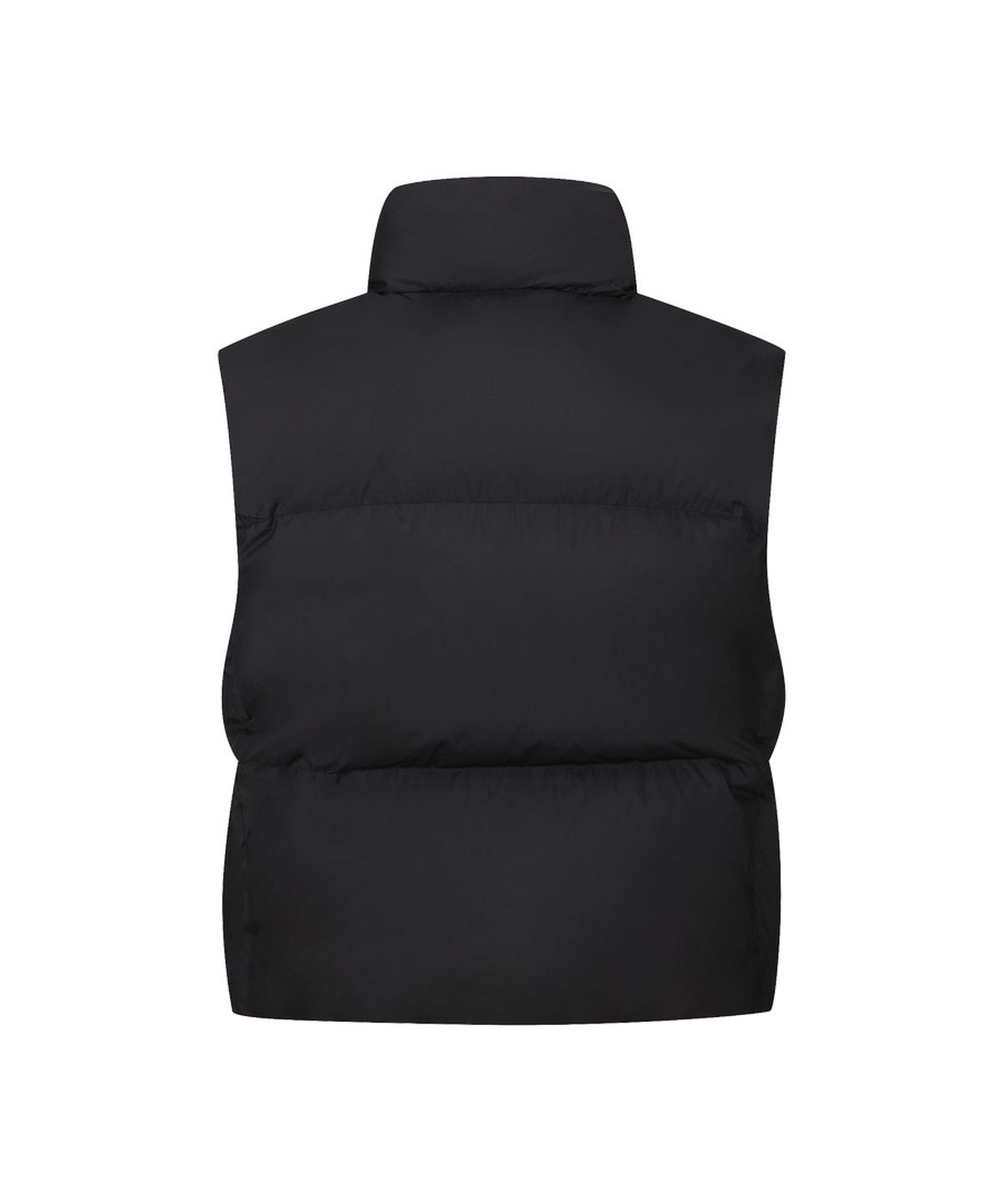 디스커버리 익스페디션(DISCOVERY EXPEDITION) 여성 올리브 크롭 다운 패딩베스트 (BLACK)