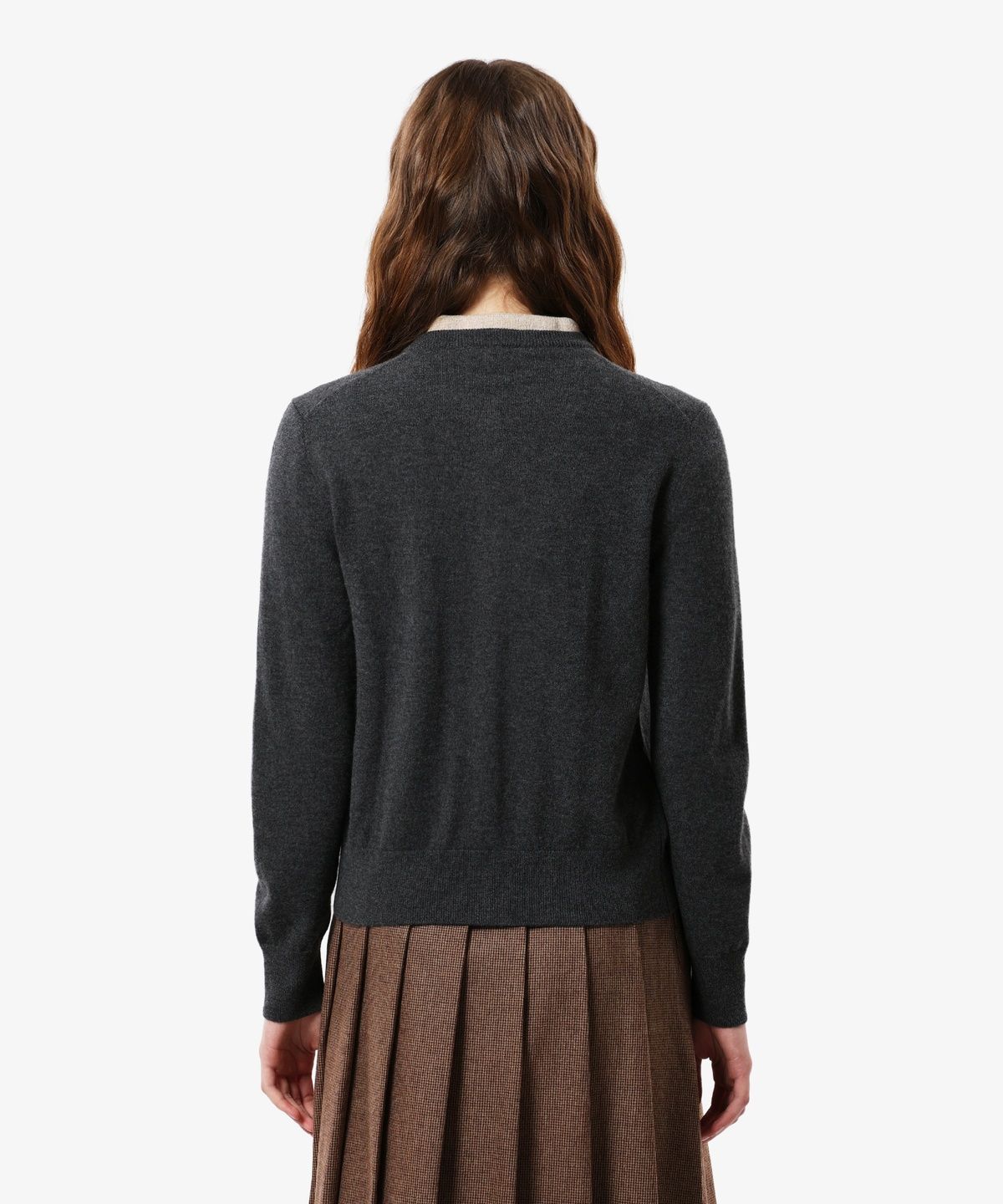 라코스테(LACOSTE) 여성 베이직 크루넥 가디건 AF222E-56N EL6