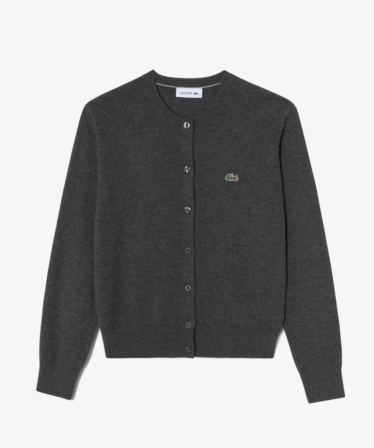 라코스테(LACOSTE) 여성 베이직 크루넥 가디건 AF222E-56N EL6