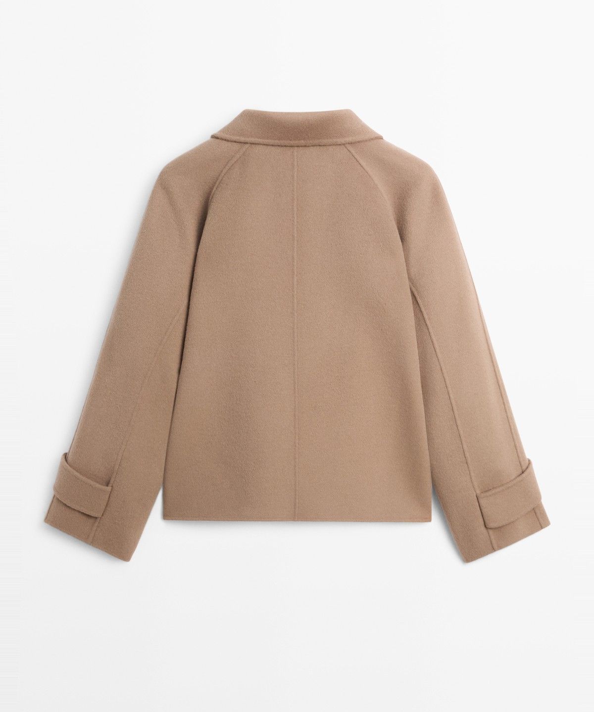 마시모두띠(MASSIMO DUTTI) 울 혼방 하이넥 쇼트 재킷