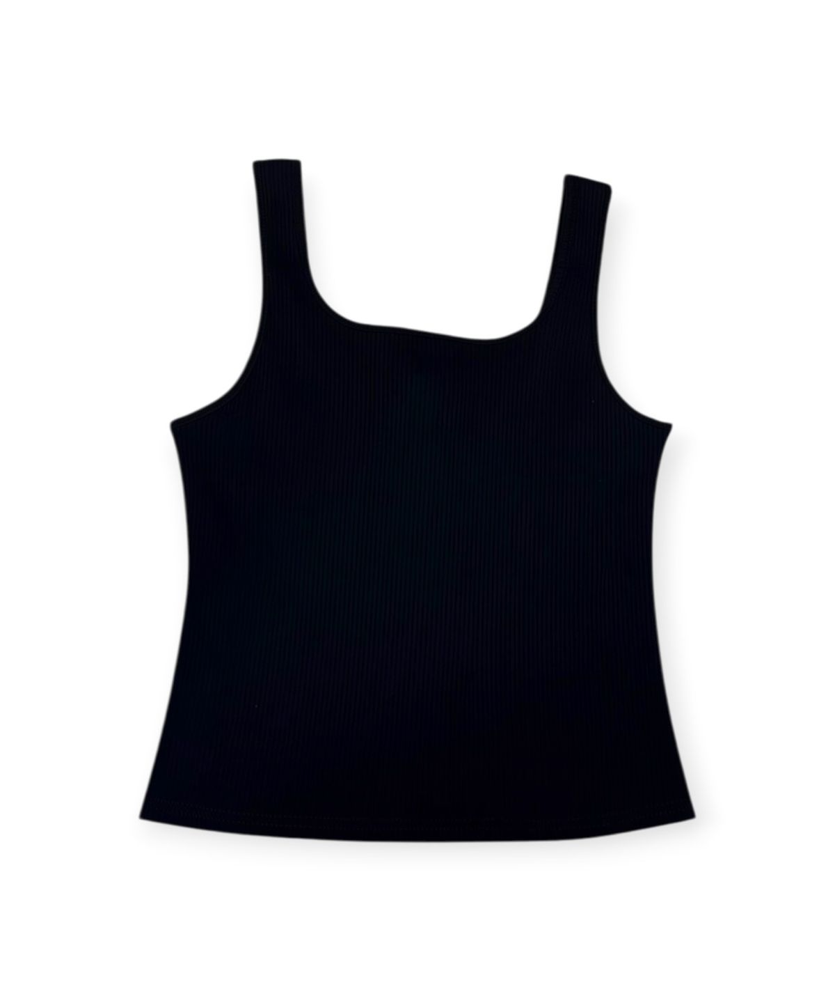 본슬리피(BORN SLIPPY) Crystal Line Ribbed Zip-up Top (Black)