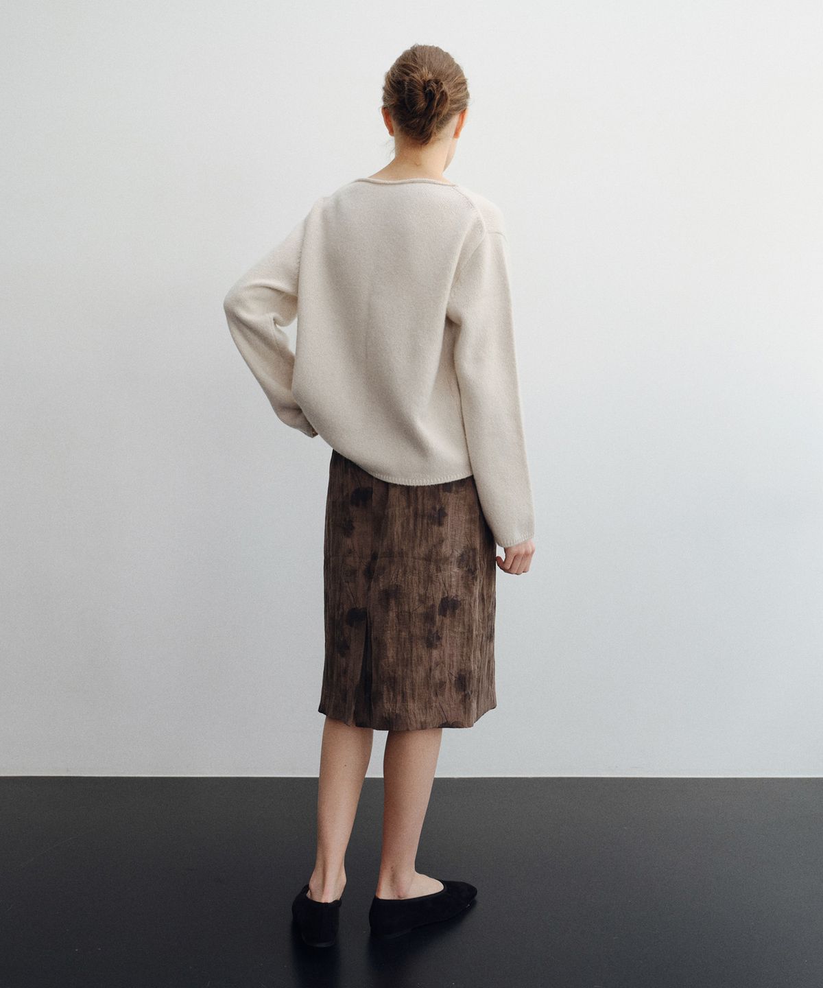 로트(LOTE) Exclusive Printed Midi Skirt_2 Color
