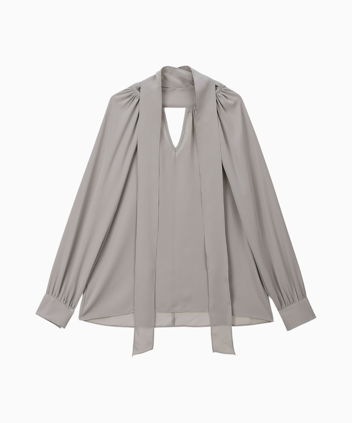 프로젝트 웨이브(PROJECT WAVE) Sopher Tie Blouse (3color)