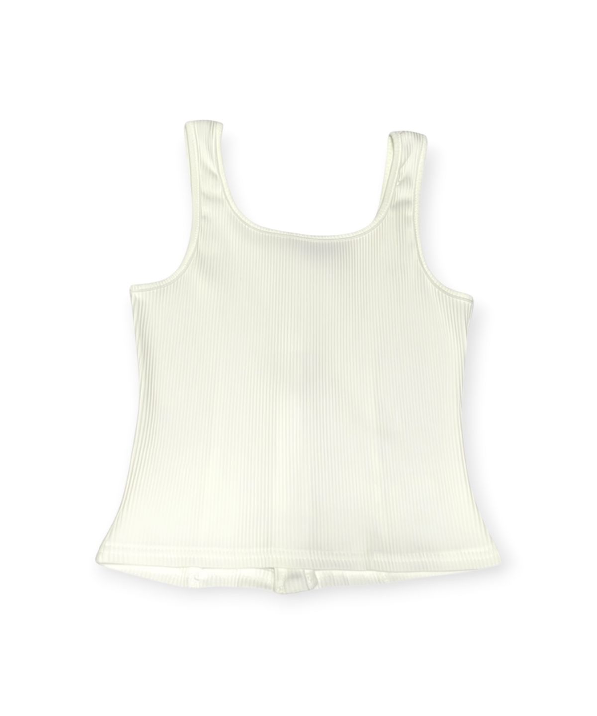 본슬리피(BORN SLIPPY) Crystal Line Ribbed Zip-up Top (Ivory)