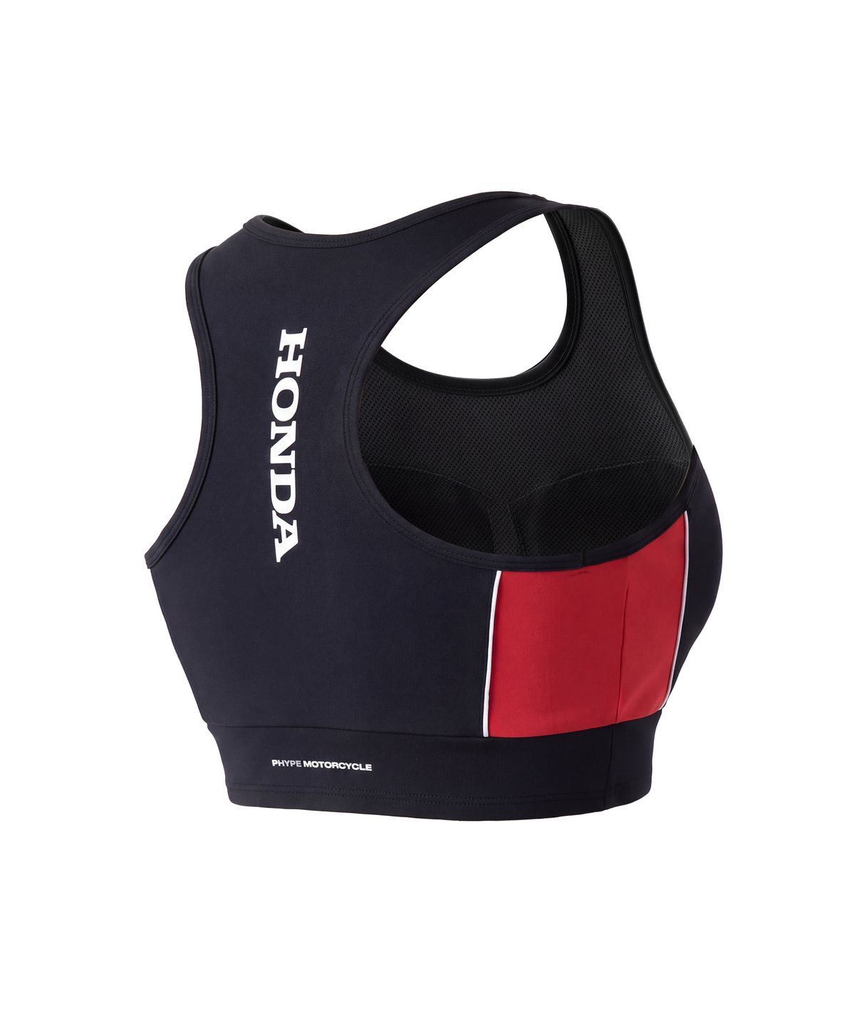핍스 모터사이클(PHYPS MOTORCYCLE) Women Stretch Line Point Bra Top Red