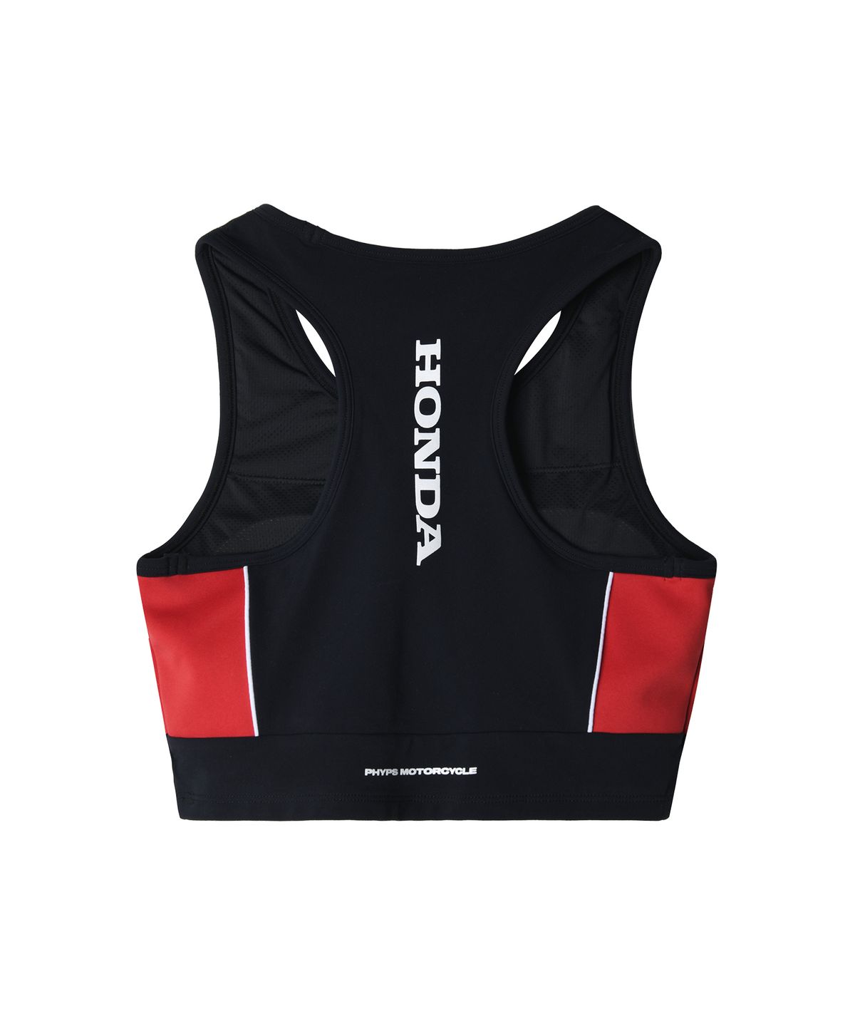 핍스 모터사이클(PHYPS MOTORCYCLE) Women Stretch Line Point Bra Top Red