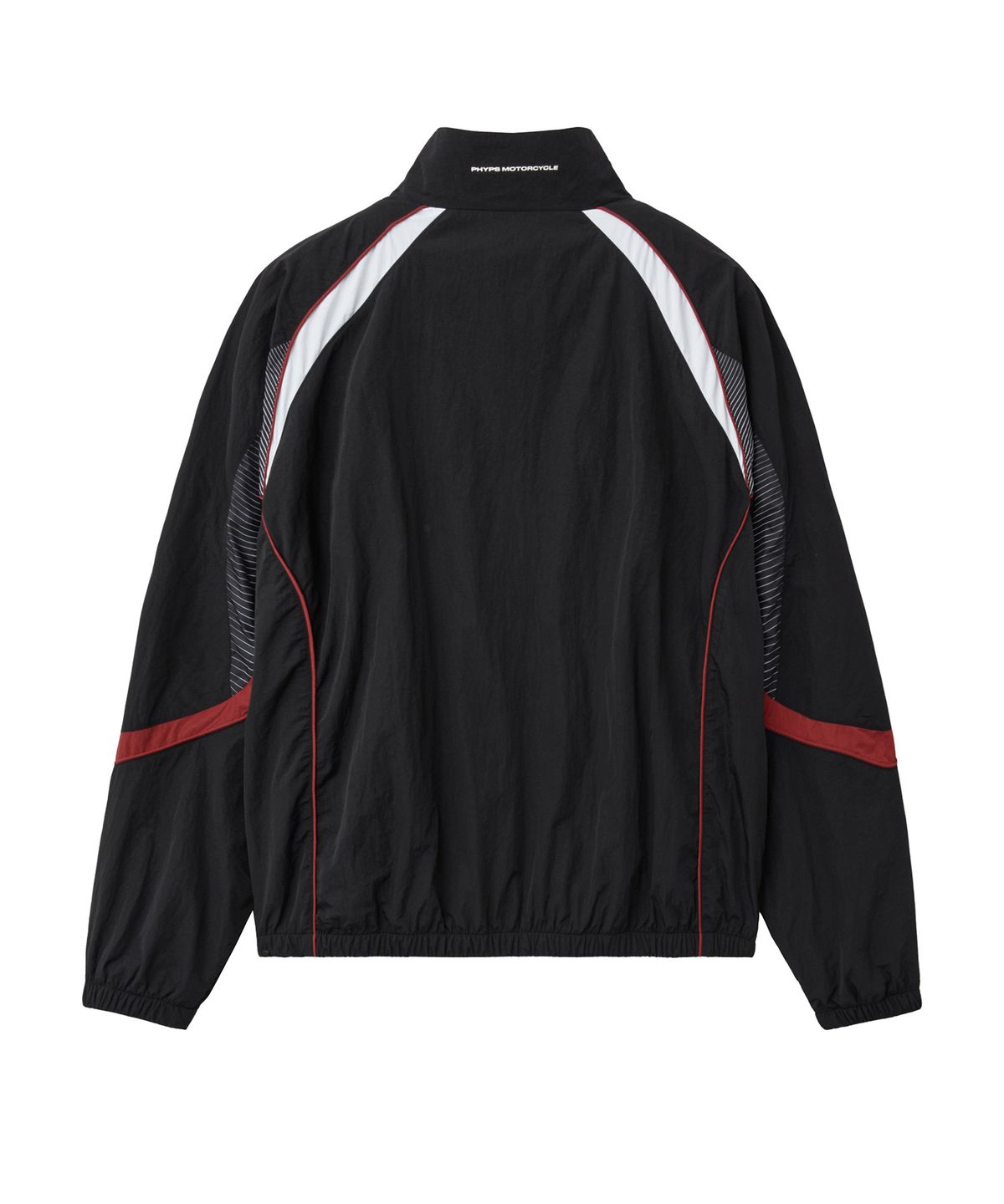 핍스 모터사이클(PHYPS MOTORCYCLE) Piping Block Track Nylon Jacket Black