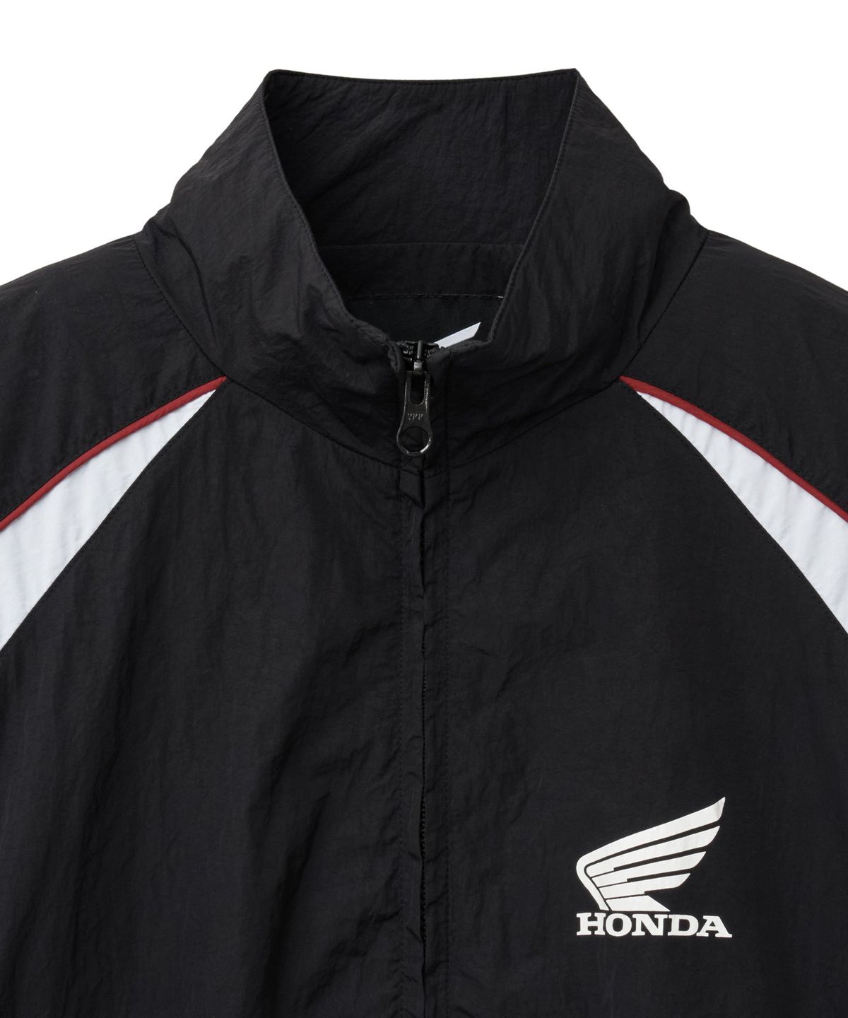 핍스 모터사이클(PHYPS MOTORCYCLE) Piping Block Track Nylon Jacket Black