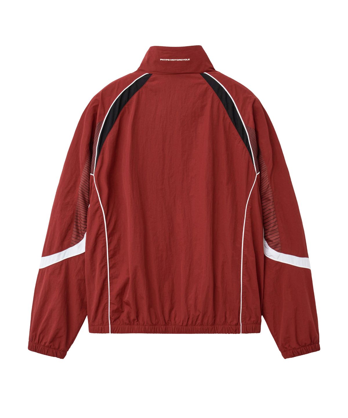핍스 모터사이클(PHYPS MOTORCYCLE) Piping Block Track Nylon Jacket Red