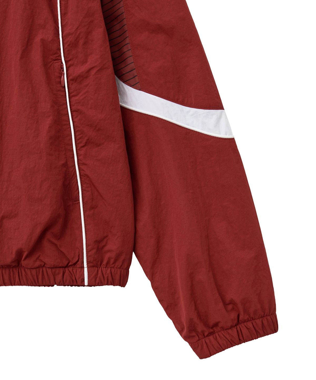 핍스 모터사이클(PHYPS MOTORCYCLE) Piping Block Track Nylon Jacket Red