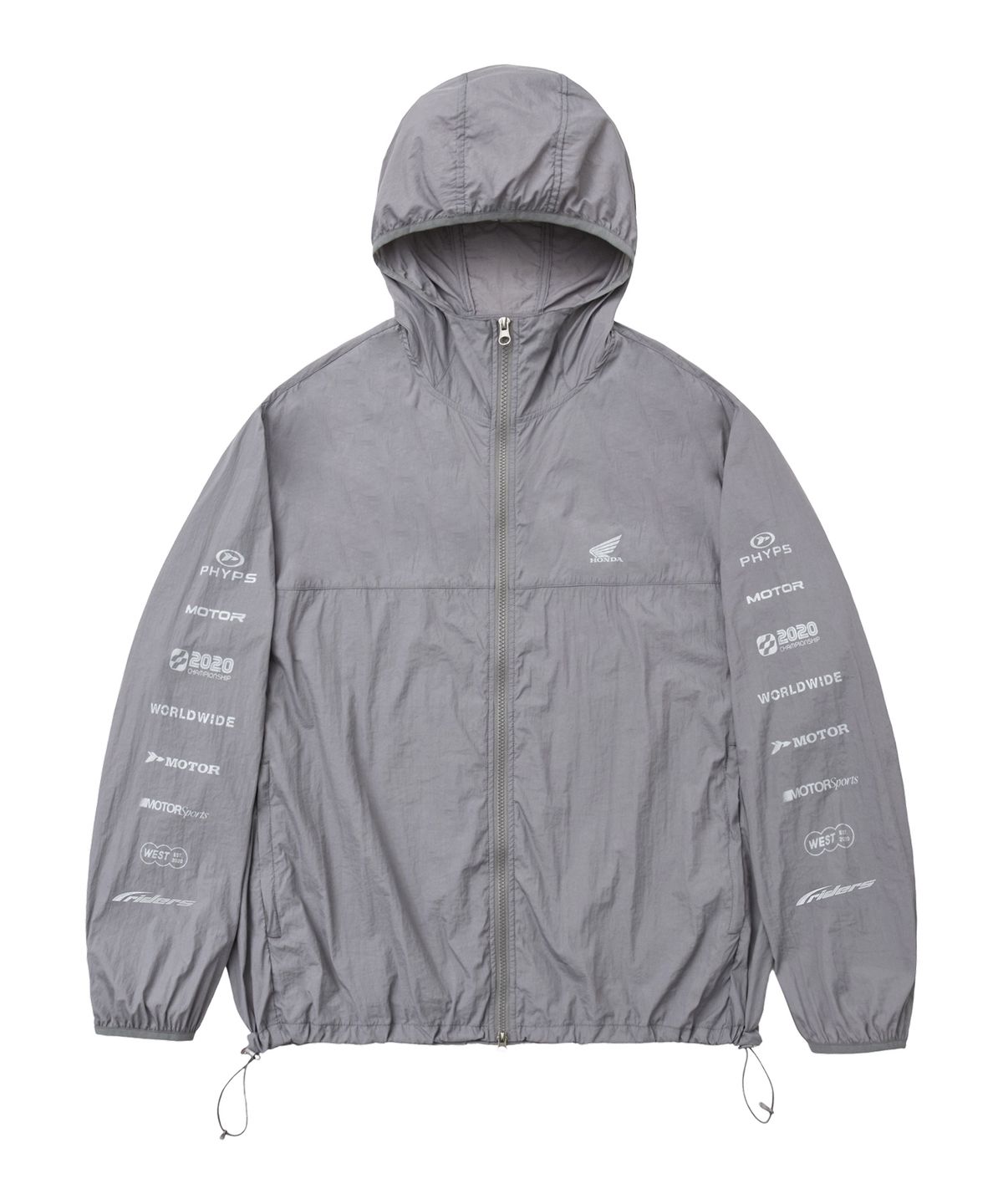 핍스 모터사이클(PHYPS MOTORCYCLE) Lightweight Windbreaker Charcoal