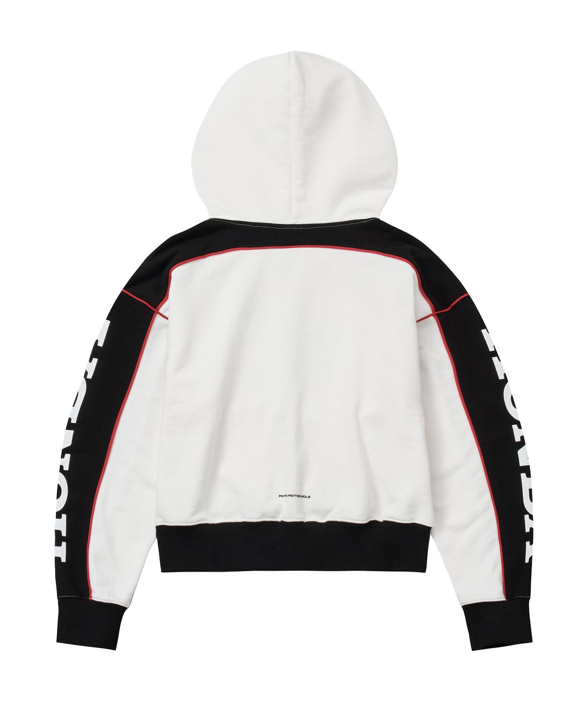 핍스 모터사이클(PHYPS MOTORCYCLE) Women Track Hood Zip Up White