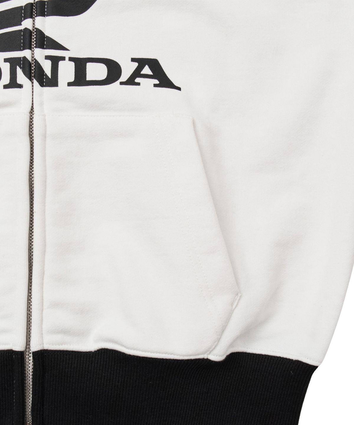 핍스 모터사이클(PHYPS MOTORCYCLE) Women Track Hood Zip Up White