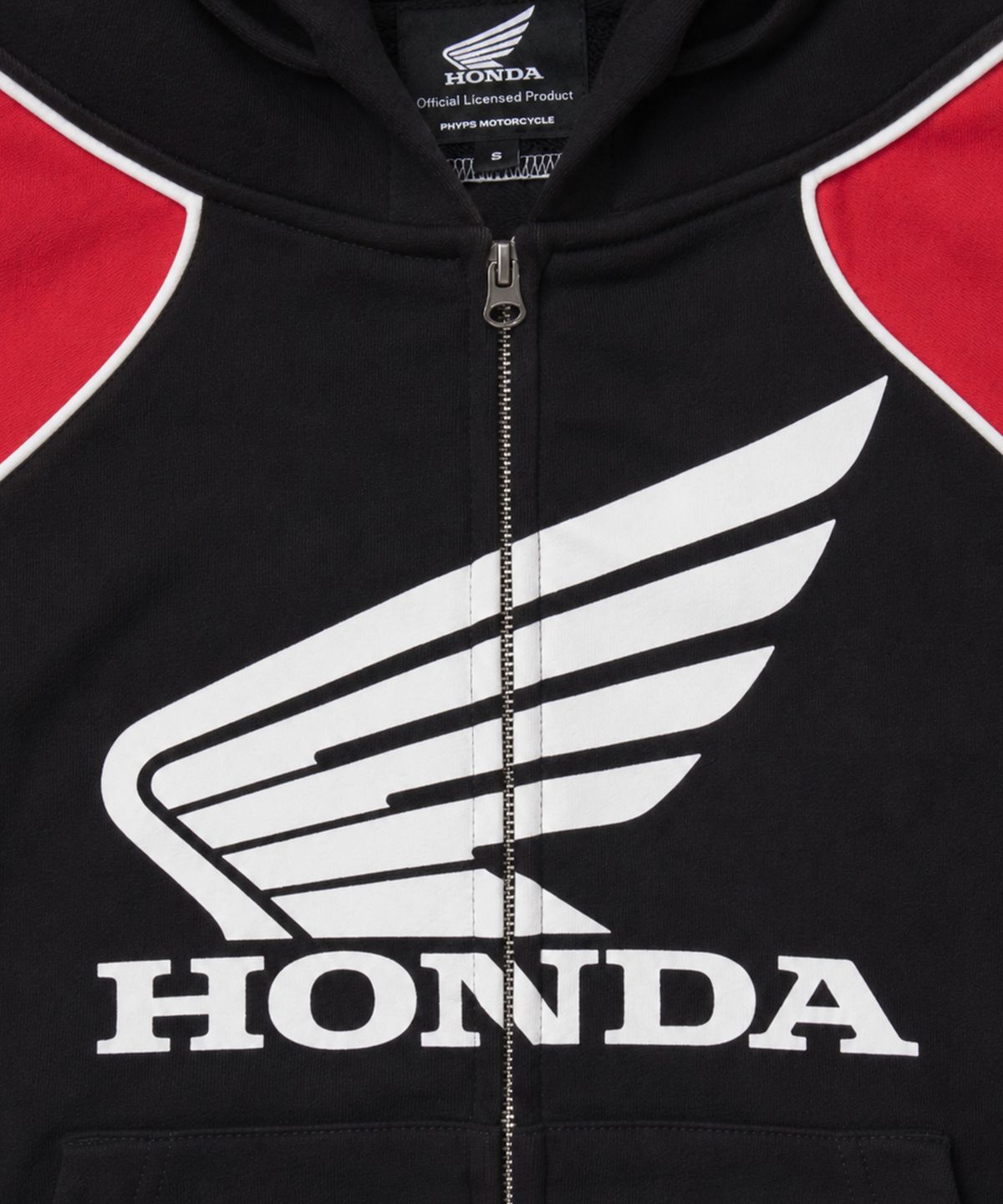 핍스 모터사이클(PHYPS MOTORCYCLE) Women Track Hood Zip Up Black