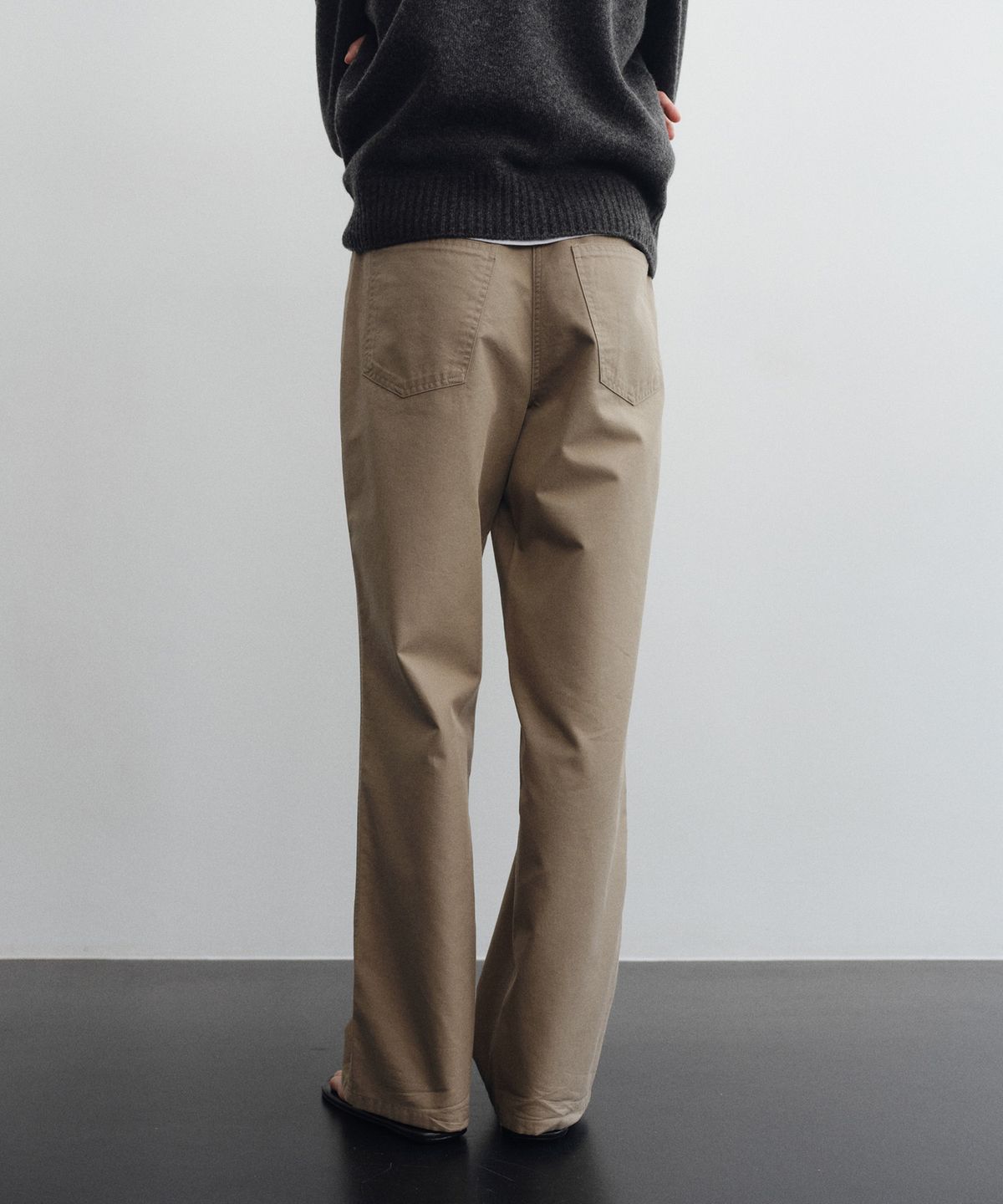 로트(LOTE) Low Relaxed Straight Pants