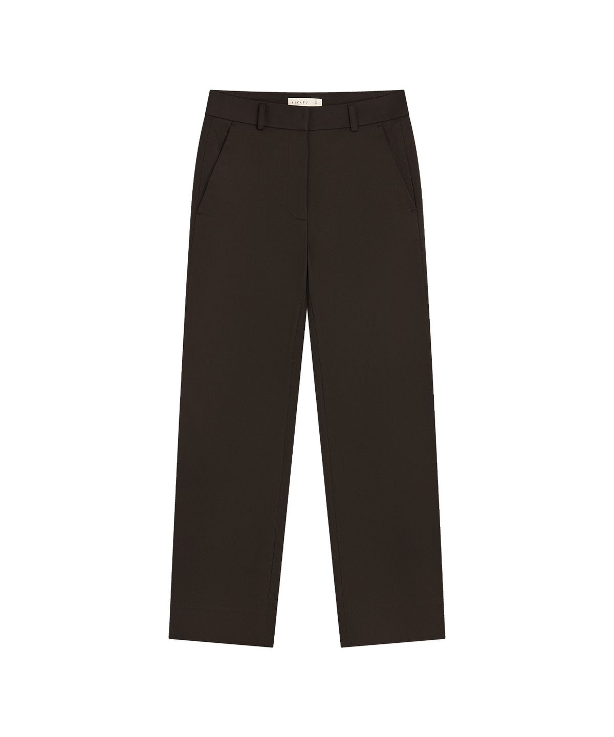 시야쥬(SIYAZU) SIPT7217 컴포트 데일리 팬츠_Deep brown