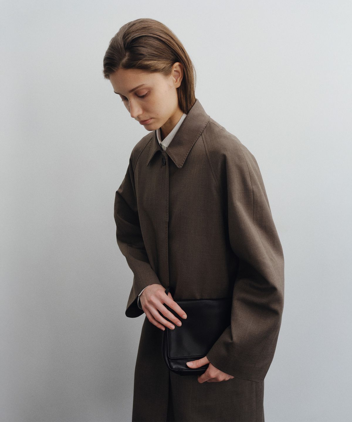 로트(LOTE) Wool Blend Mac Coat