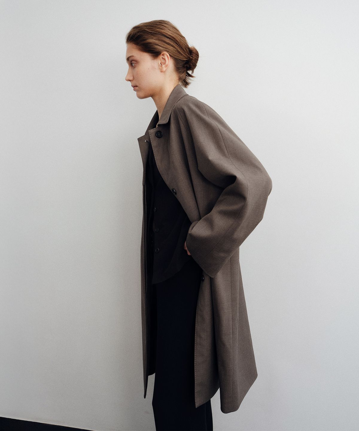 로트(LOTE) Wool Blend Mac Coat