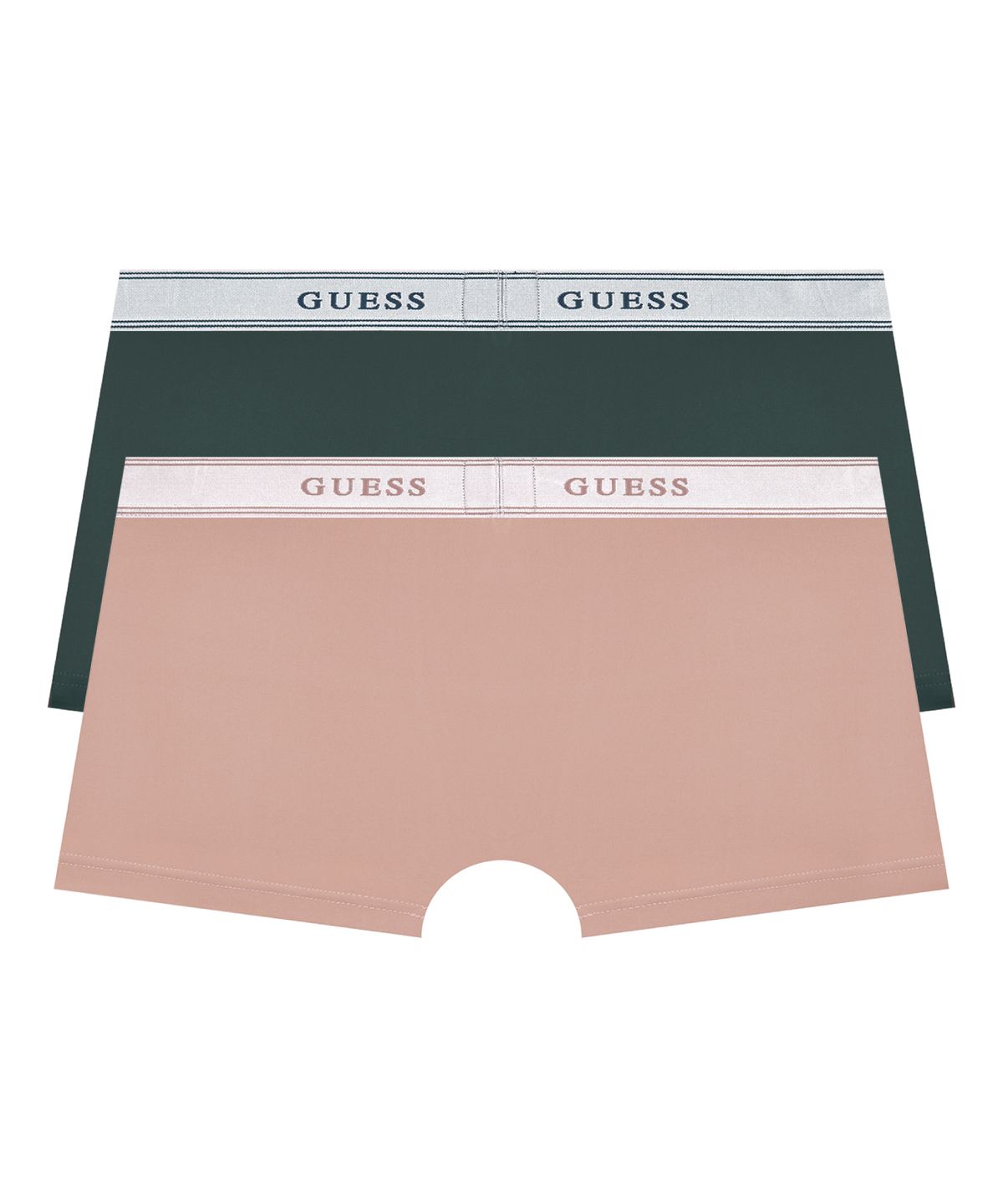 게스언더웨어(GUESS UNDERWEAR) 실버 스파크 쉘론 드로즈 세트 2PACK (DGR/IP)
