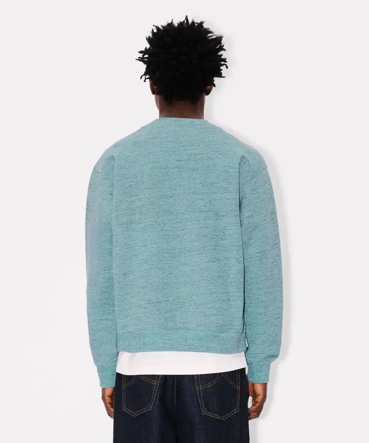 겐조(KENZO) 남성 25FW 파리 체인 스티치 자수 클래식 스웻셔츠_K256AMW102TQX