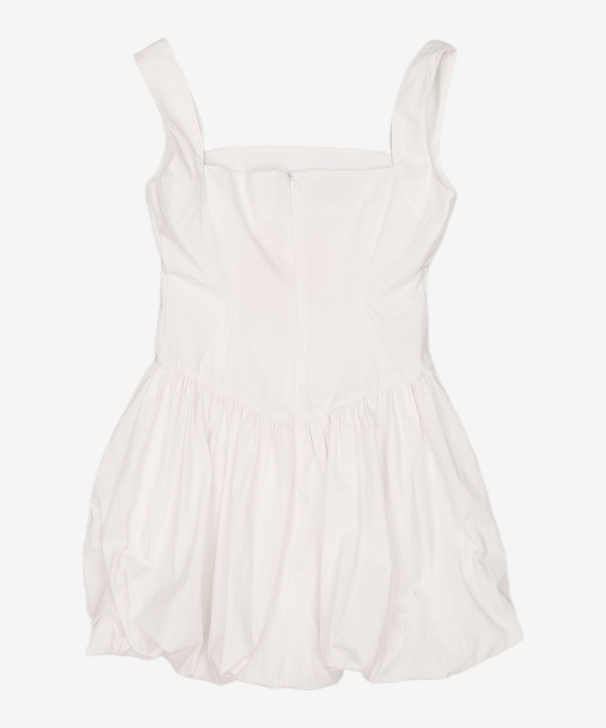유희(YOUHEE) SQUARE NECK SLEVELESS DRESS WHITE M
