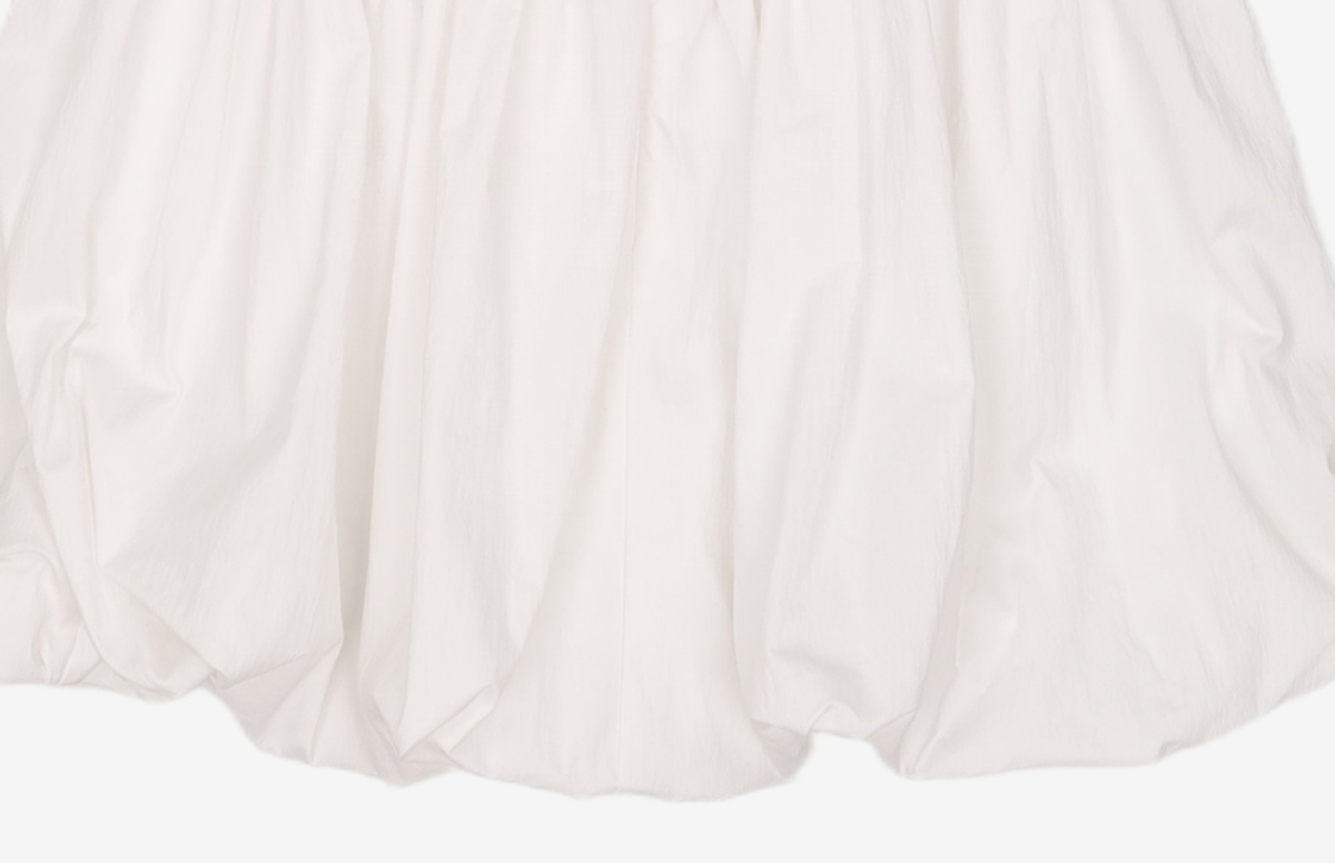 유희(YOUHEE) SQUARE NECK SLEVELESS DRESS WHITE M