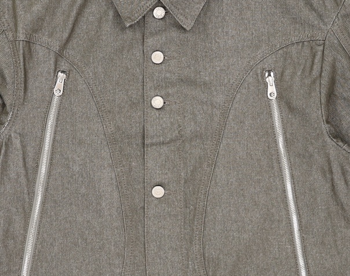애드오프(ADDOFF) SWOLLEN POCKET DENIM JACKET CHARCOAL M