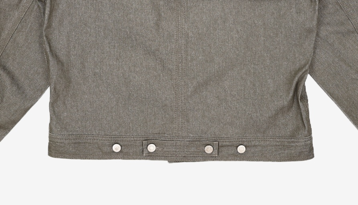 애드오프(ADDOFF) SWOLLEN POCKET DENIM JACKET CHARCOAL M