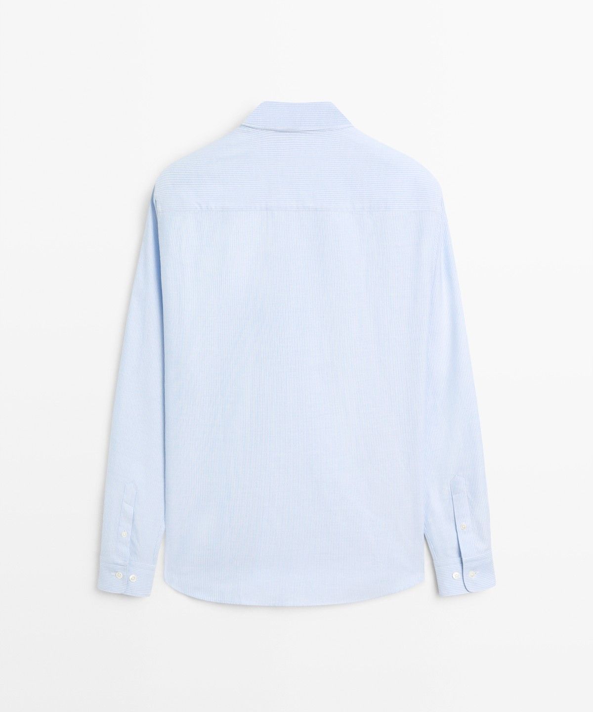 마시모두띠(MASSIMO DUTTI) 100% 코튼 레귤러 핏 스트라이프 셔츠