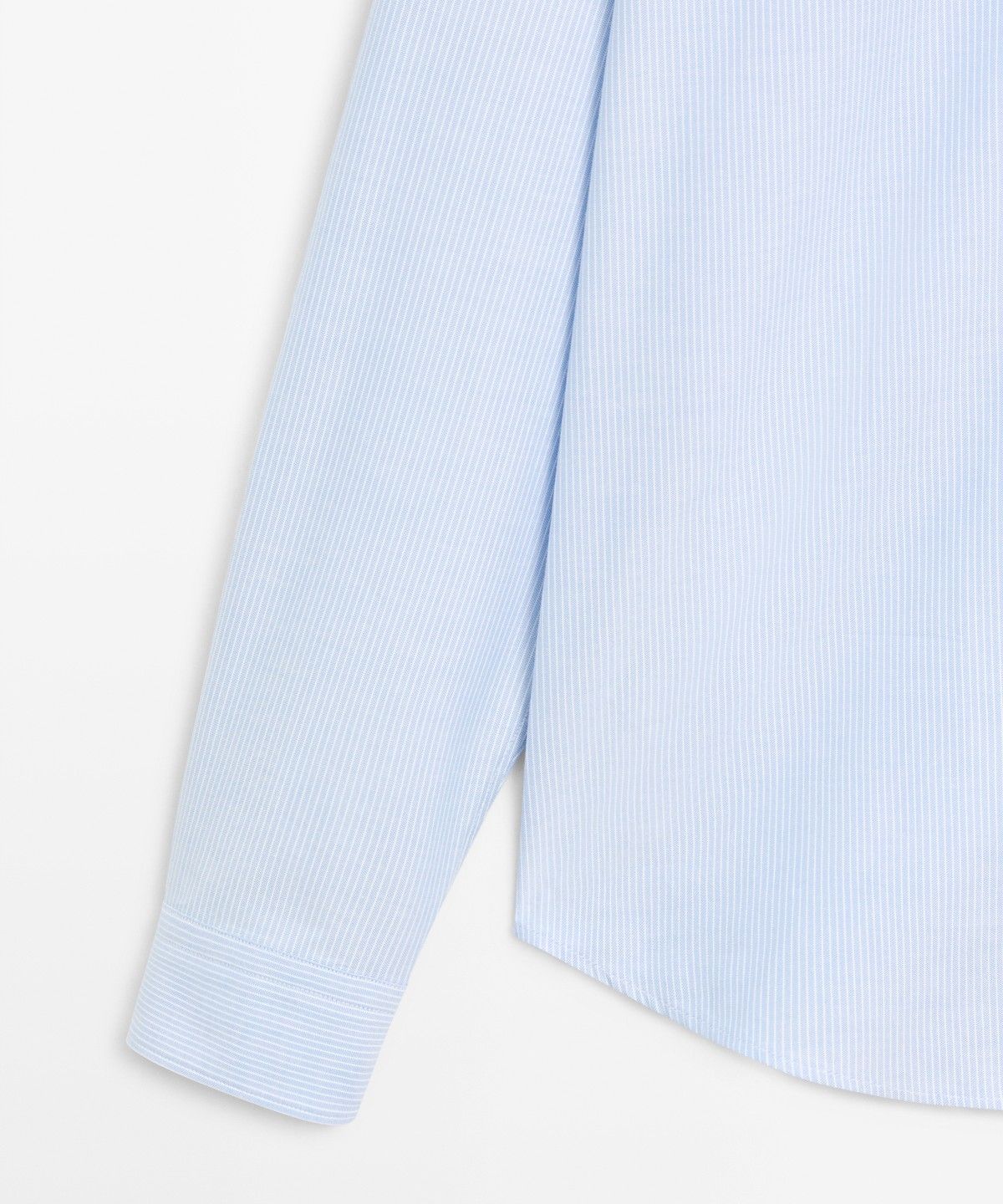 마시모두띠(MASSIMO DUTTI) 100% 코튼 레귤러 핏 스트라이프 셔츠